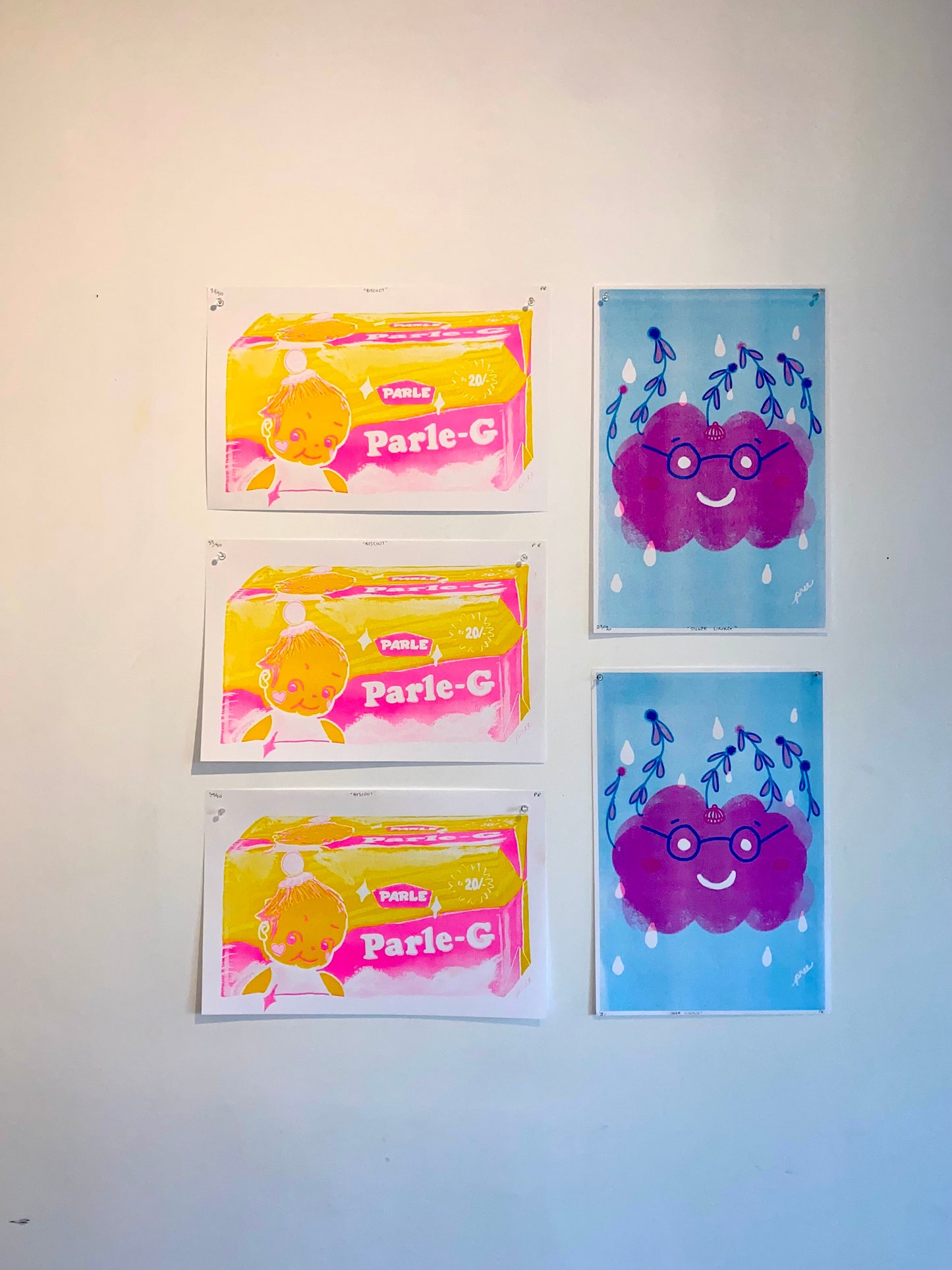 Biscoot Risograph print